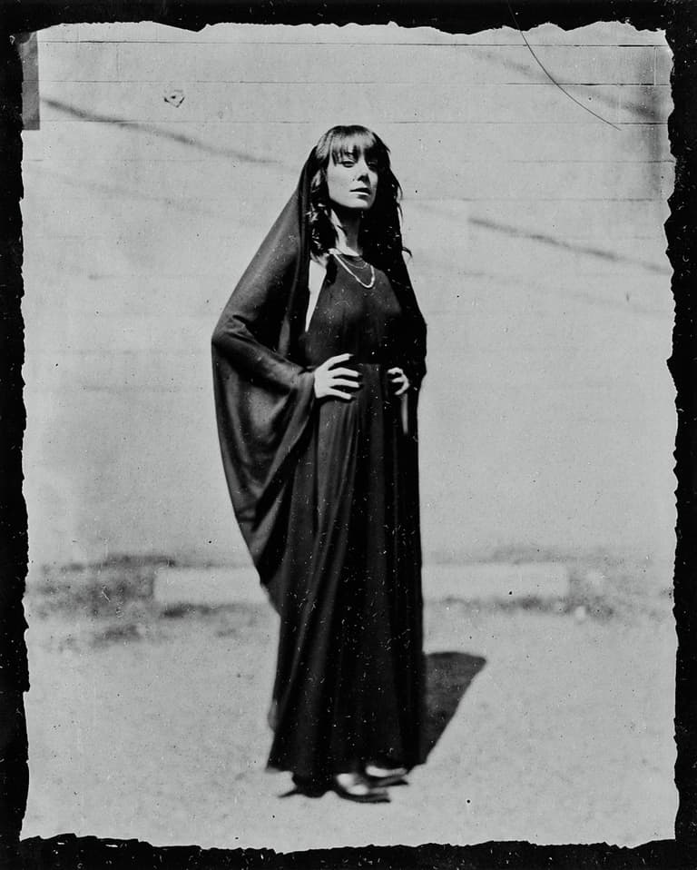Wheelies Motorcycles Silver & Tin Tintype Pop Up